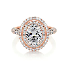 Nora Lab Grown Diamond Ring -14K Rose Gold