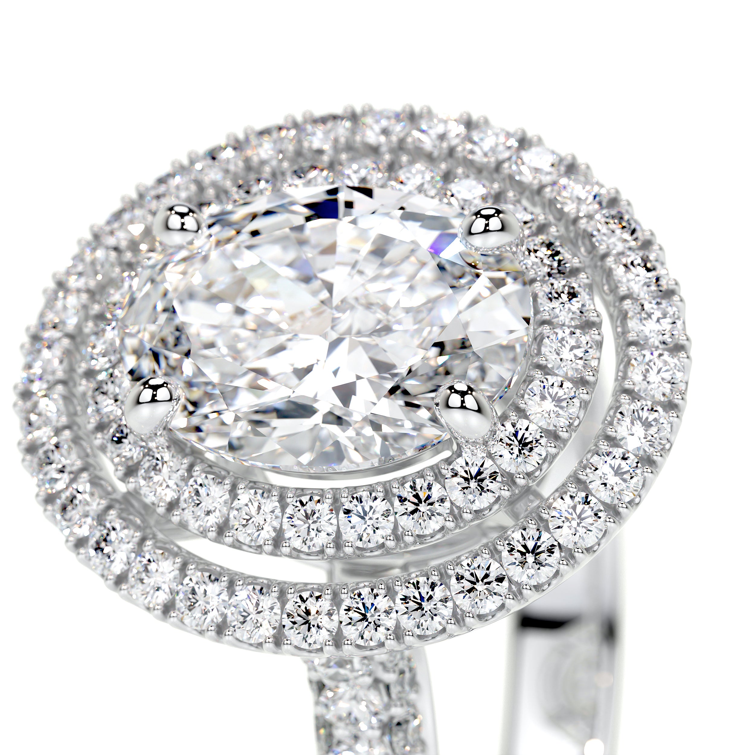 Nora Lab Grown Diamond Ring   (3 Carat) -Platinum