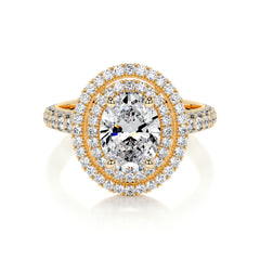 Nora Lab Grown Diamond Ring -18K Yellow Gold