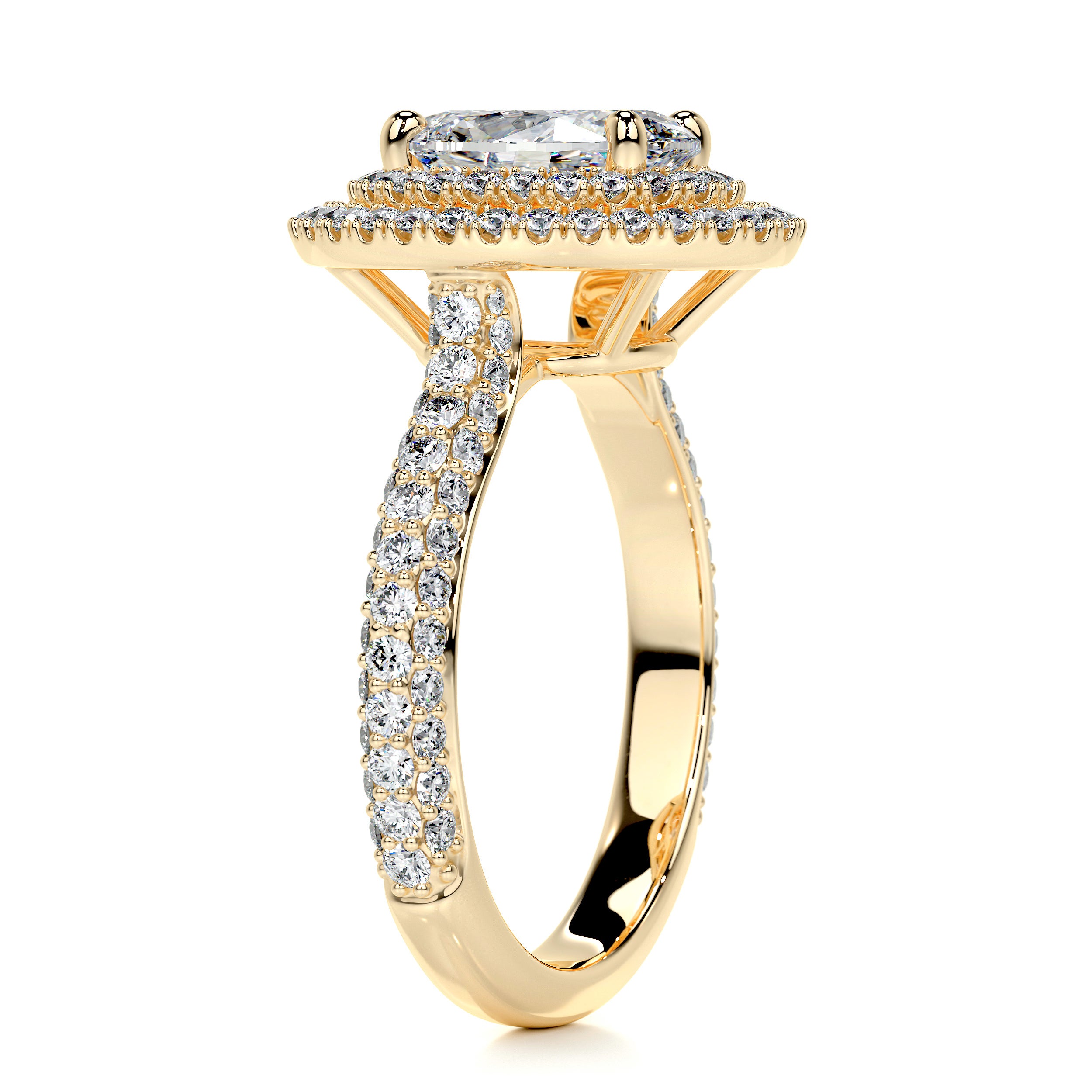Nora Diamond Engagement Ring -18K Yellow Gold