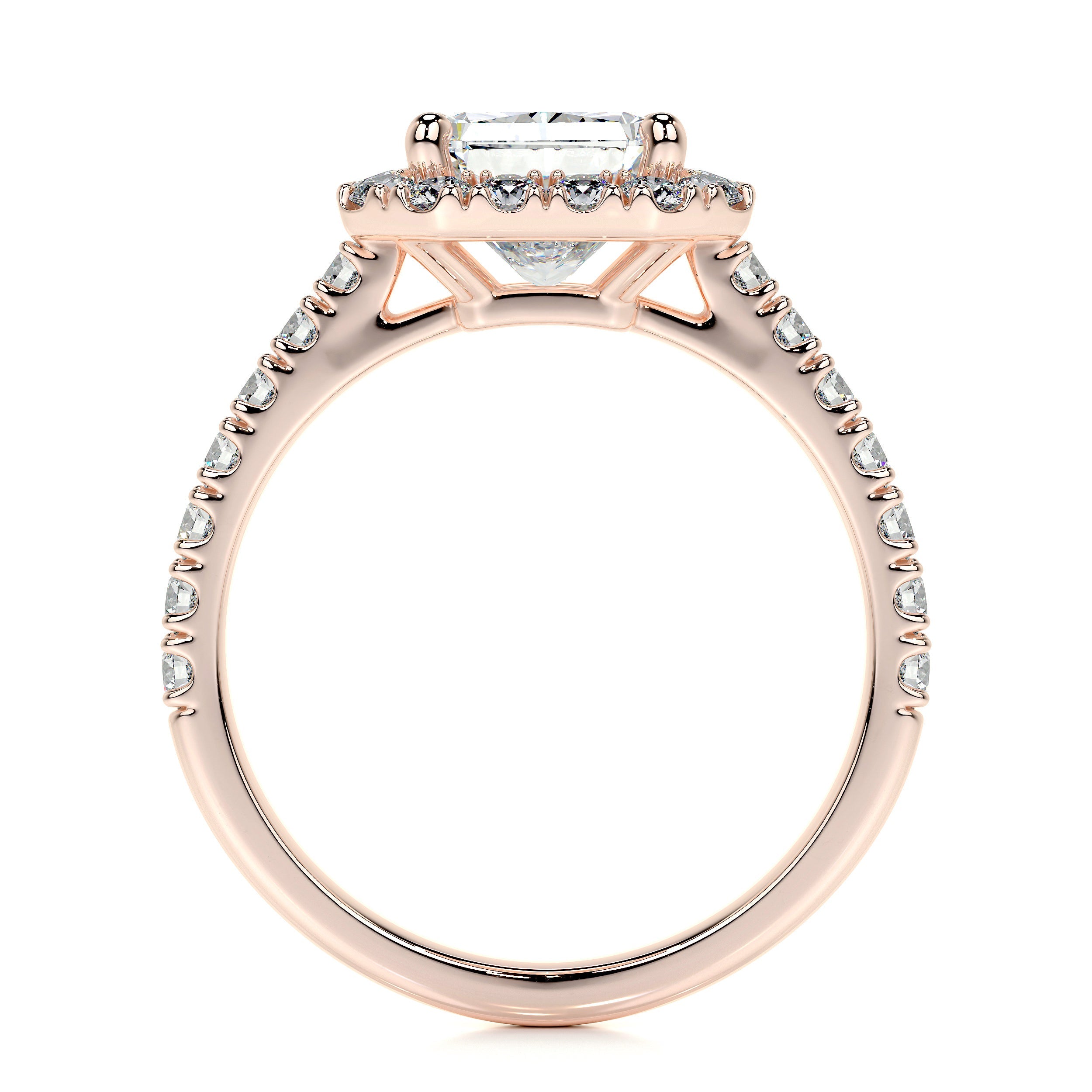 Andrea Lab Grown Diamond Ring   (2.25 Carat) -14K Rose Gold