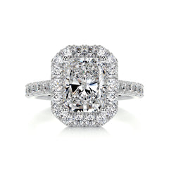 Andrea Diamond Engagement Ring -14K White Gold