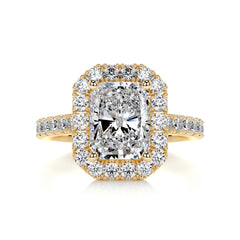 Andrea Diamond Engagement Ring -18K Yellow Gold