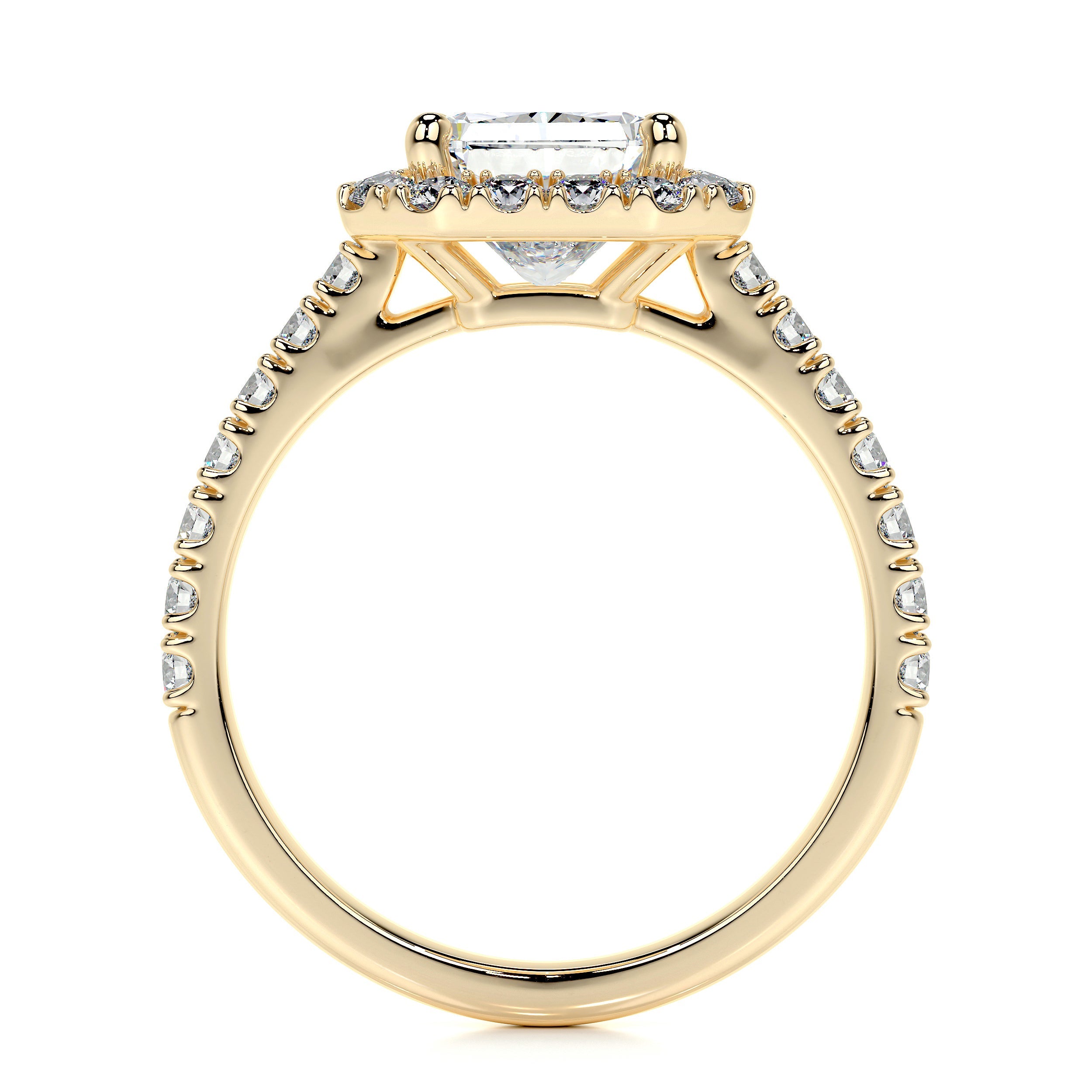 Andrea Lab Grown Diamond Ring   (2.25 Carat) -18K Yellow Gold