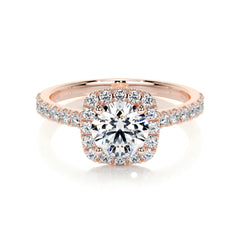 Claudia Lab Grown Diamond Ring -14K Rose Gold
