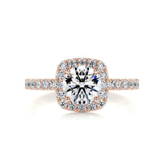 Claudia Diamond Engagement Ring -14K Rose Gold