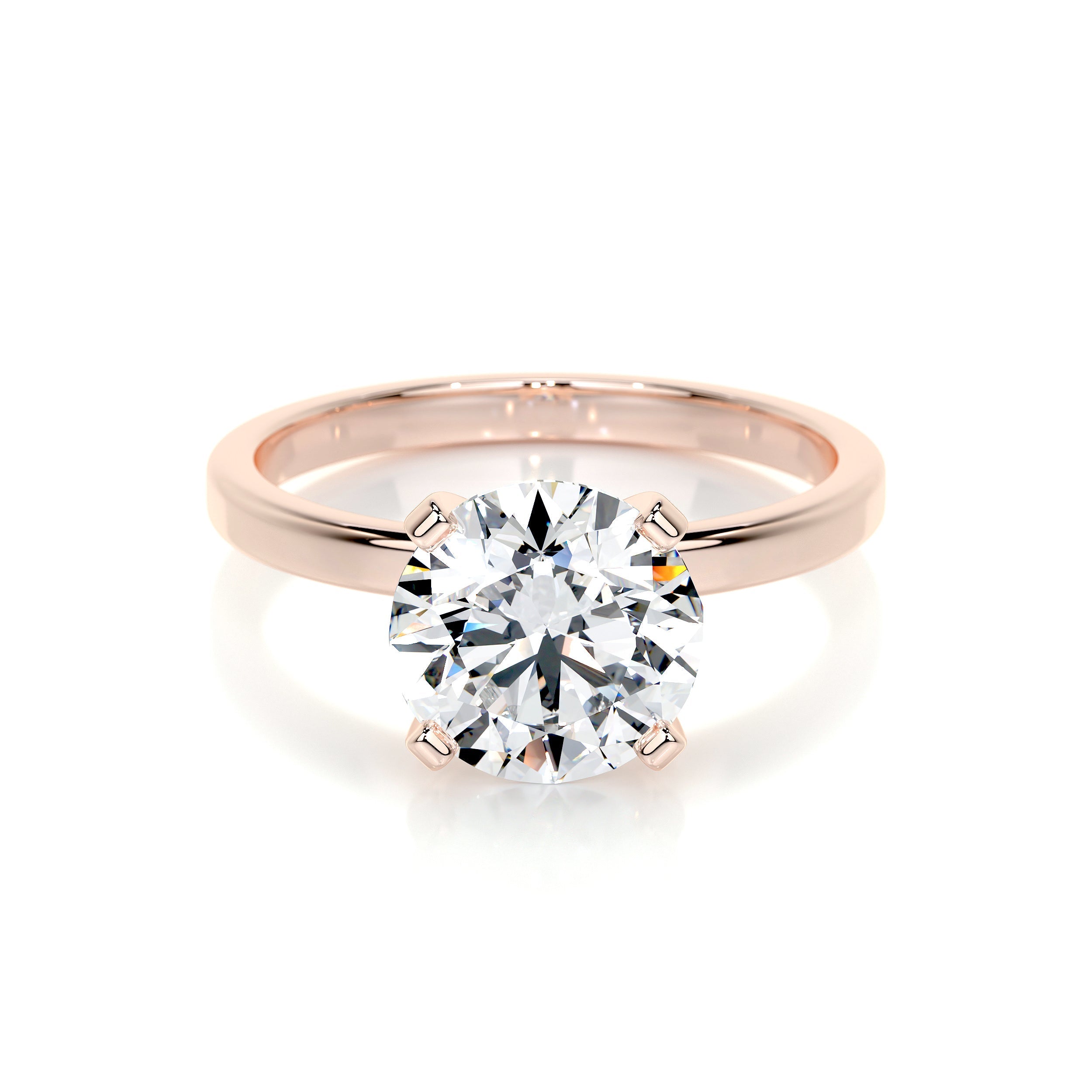 Jessica Lab Grown Diamond Ring   (2 Carat) -14K Rose Gold