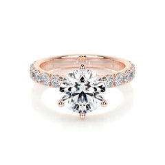 Jane Lab Grown Diamond Ring -14K Rose Gold