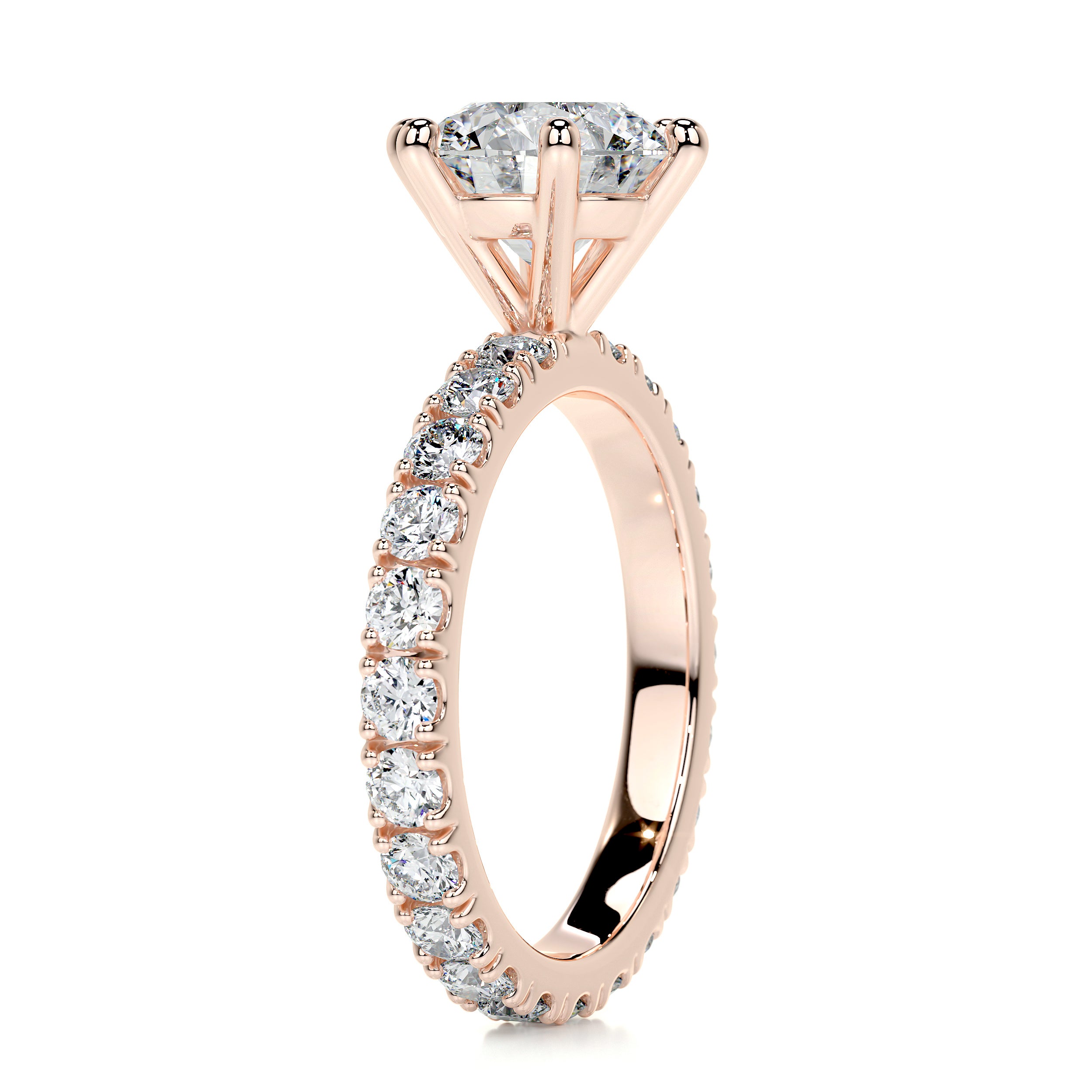 Jane Diamond Engagement Ring   (2.25 Carat) -14K Rose Gold