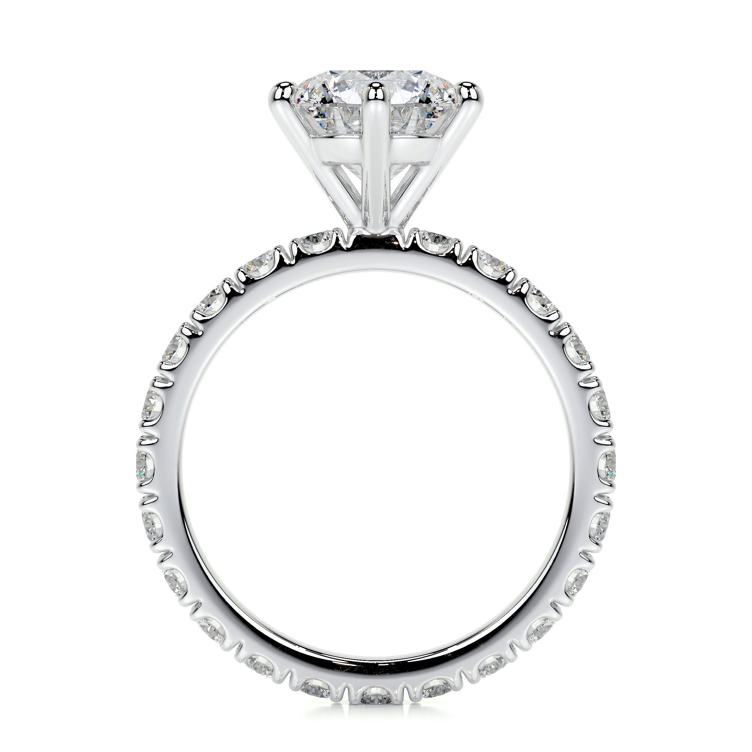 Jane Lab Grown Diamond Ring   (2.25 Carat) -14K White Gold