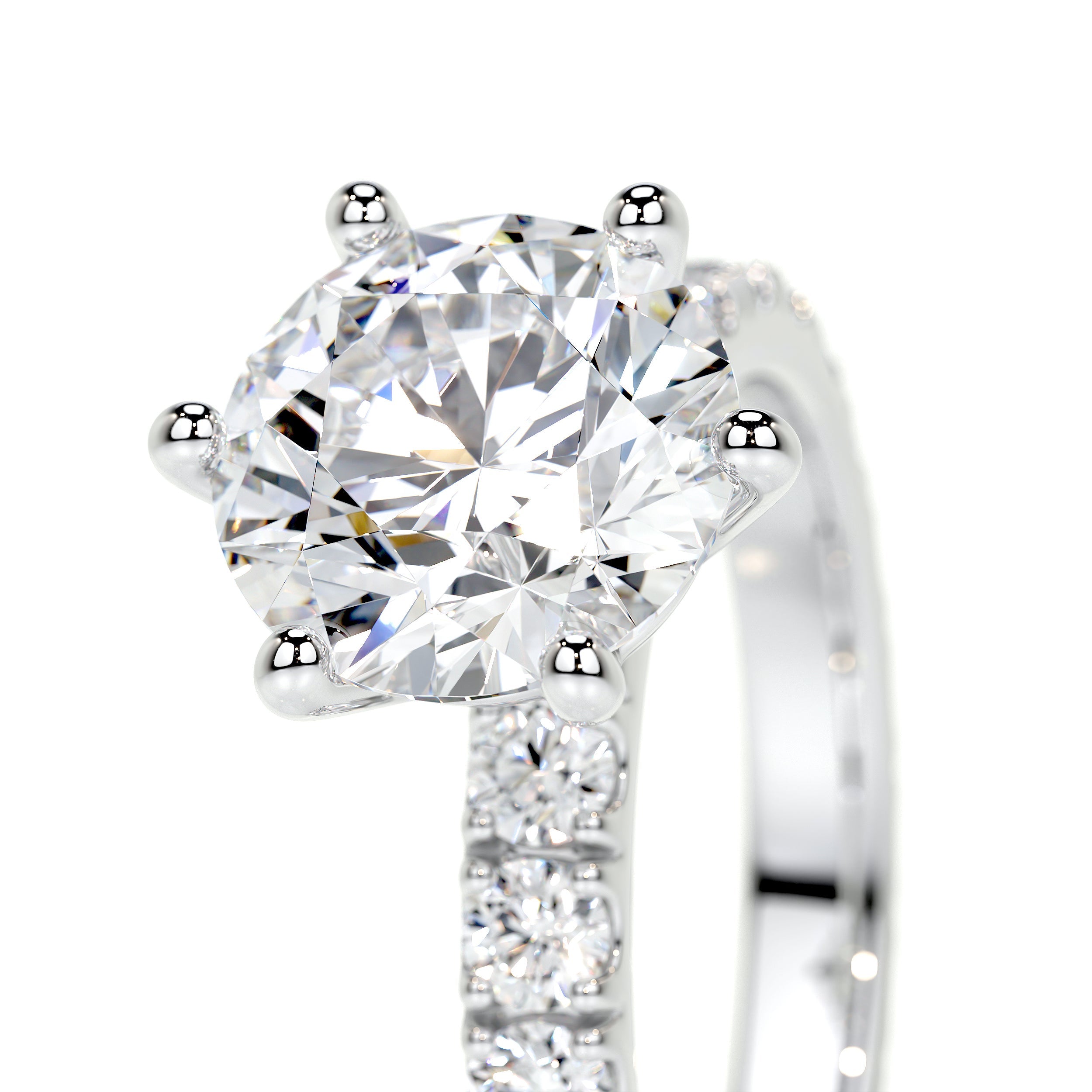 Jane Lab Grown Diamond Ring   (2.25 Carat) -14K White Gold