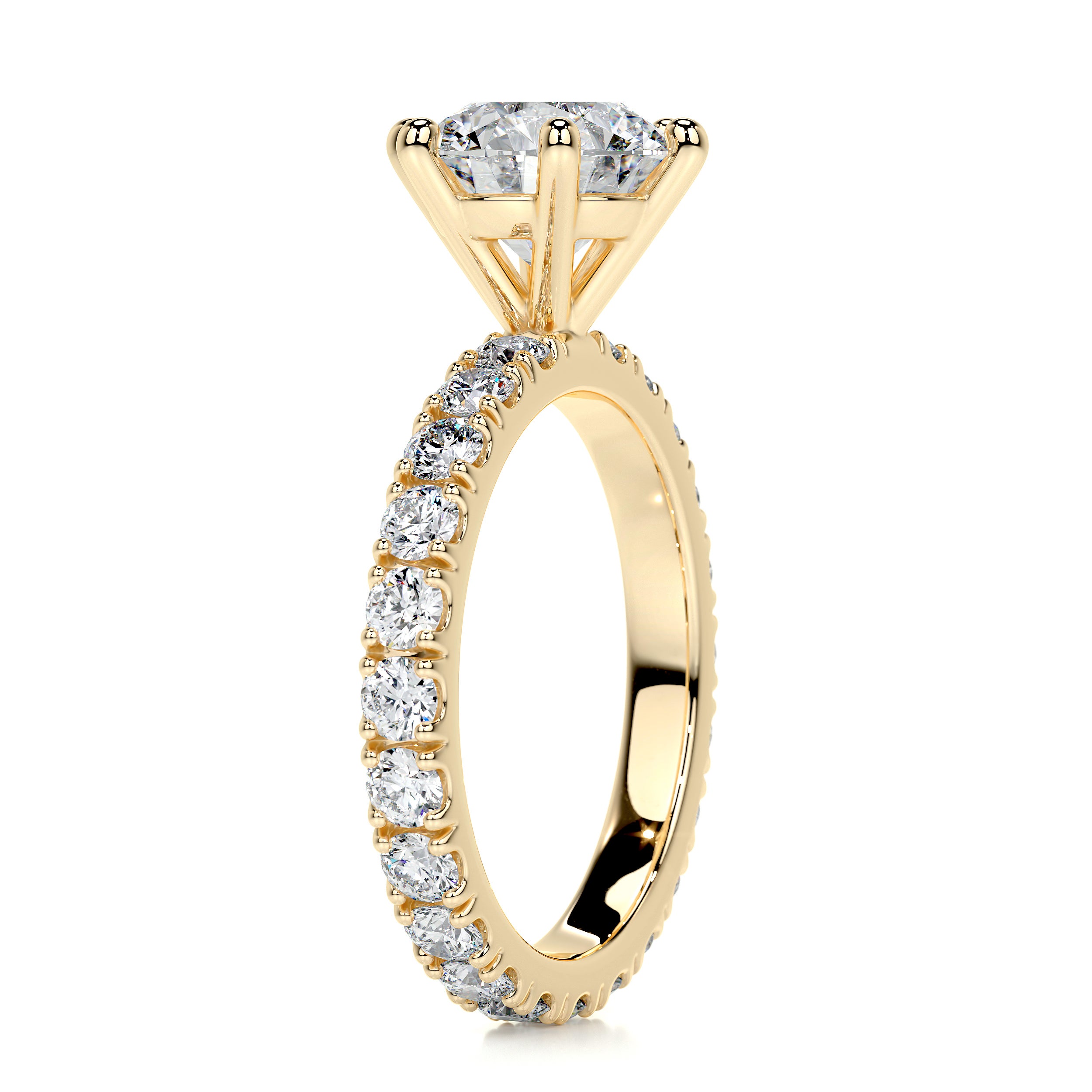 Jane Diamond Engagement Ring -18K Yellow Gold