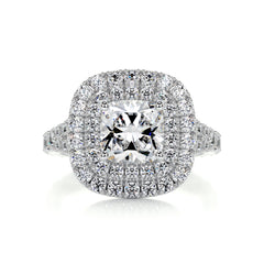 Tina Diamond Engagement Ring -18K White Gold