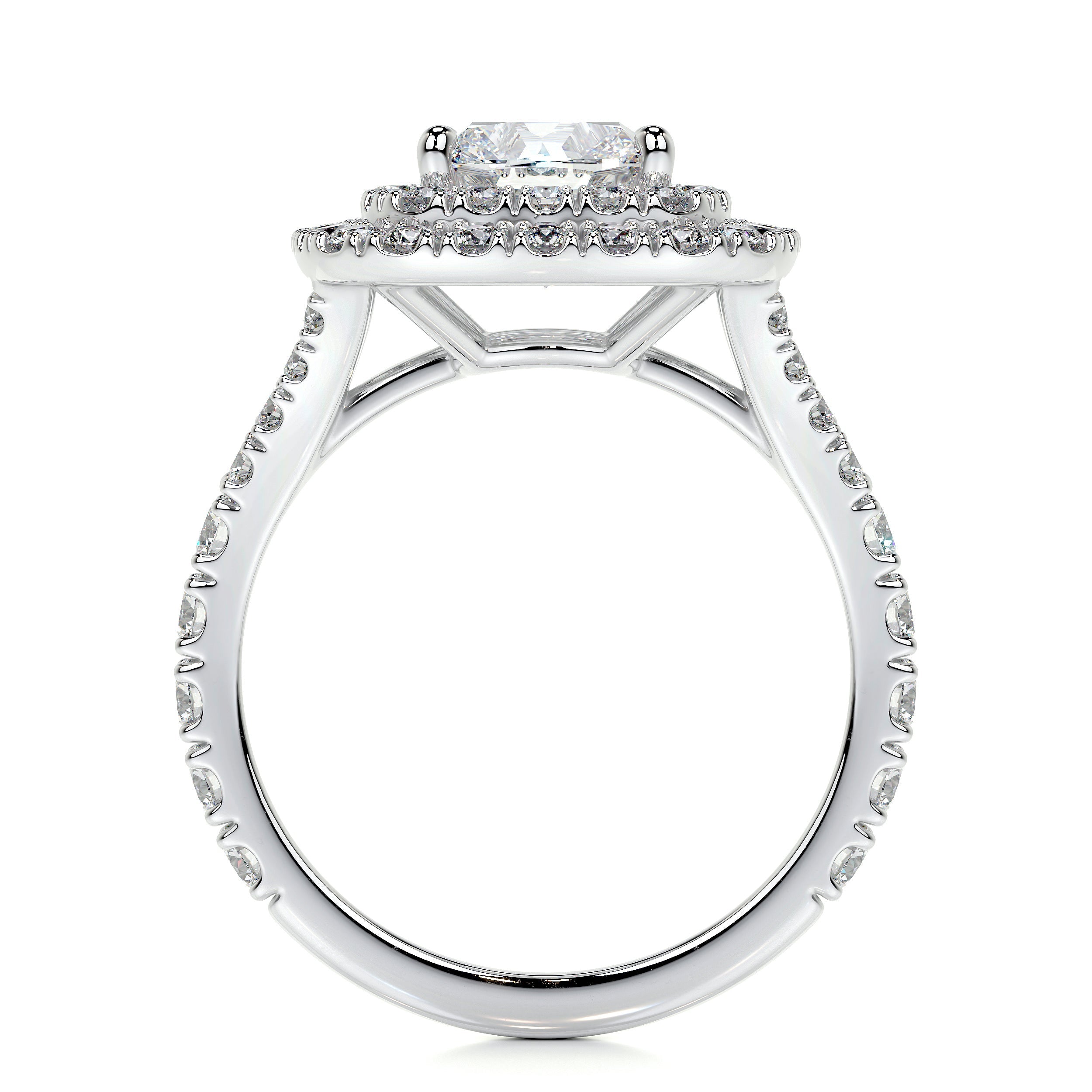 Tina Lab Grown Diamond Ring -18K White Gold