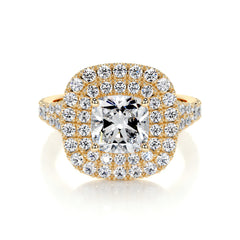 Tina Lab Grown Diamond Ring -18K Yellow Gold