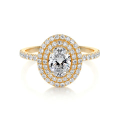 Nora Lab Grown Diamond Ring -18K Yellow Gold