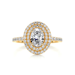 Nora Diamond Engagement Ring -18K Yellow Gold