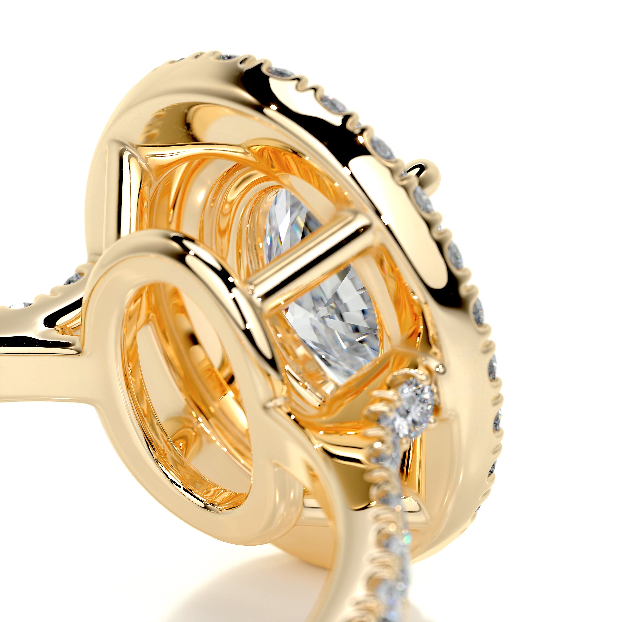 Nora Diamond Engagement Ring -18K Yellow Gold