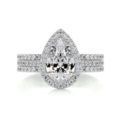 Sophia Diamond Bridal Set -18K White Gold