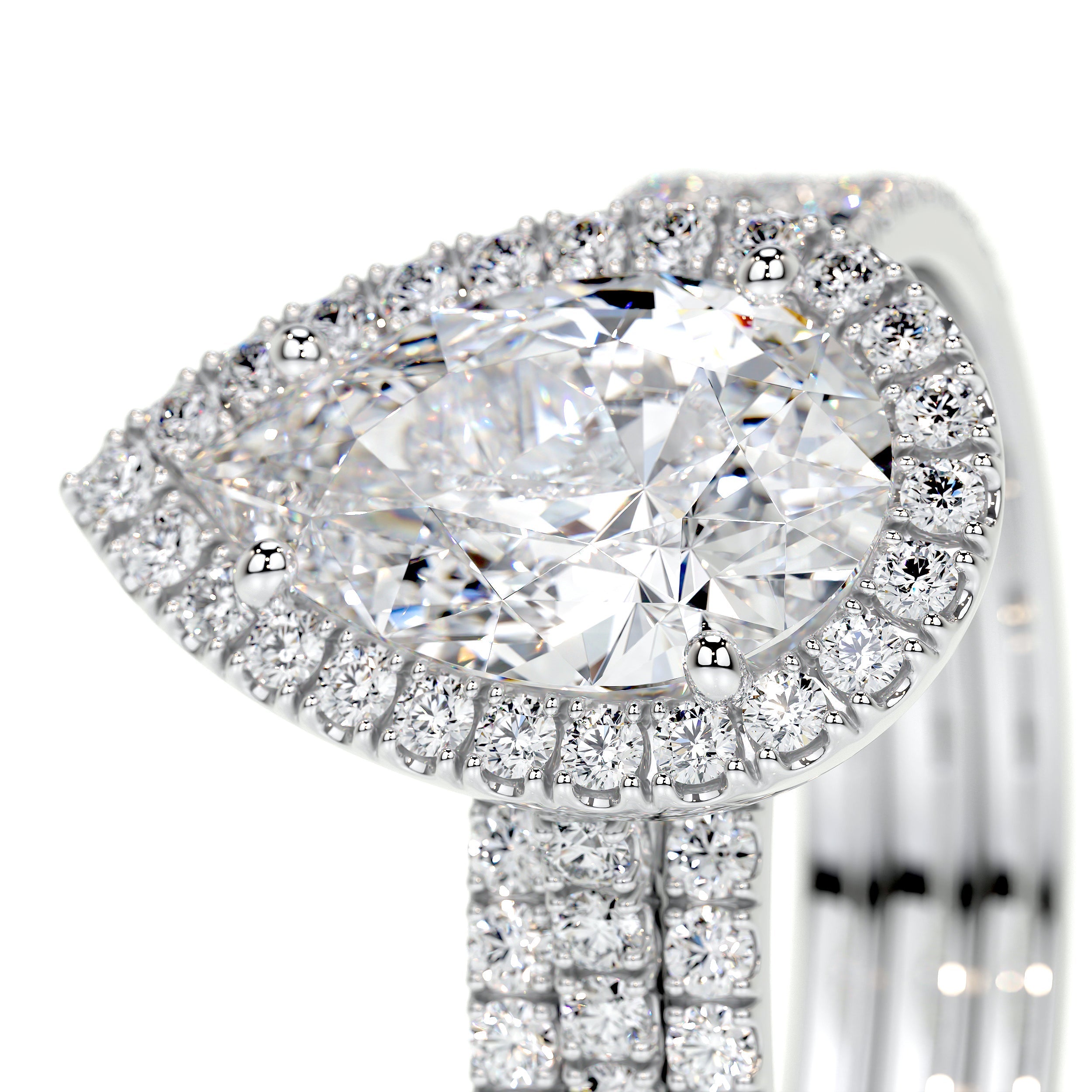 Sophia Lab Grown Diamond Bridal Set -14K White Gold