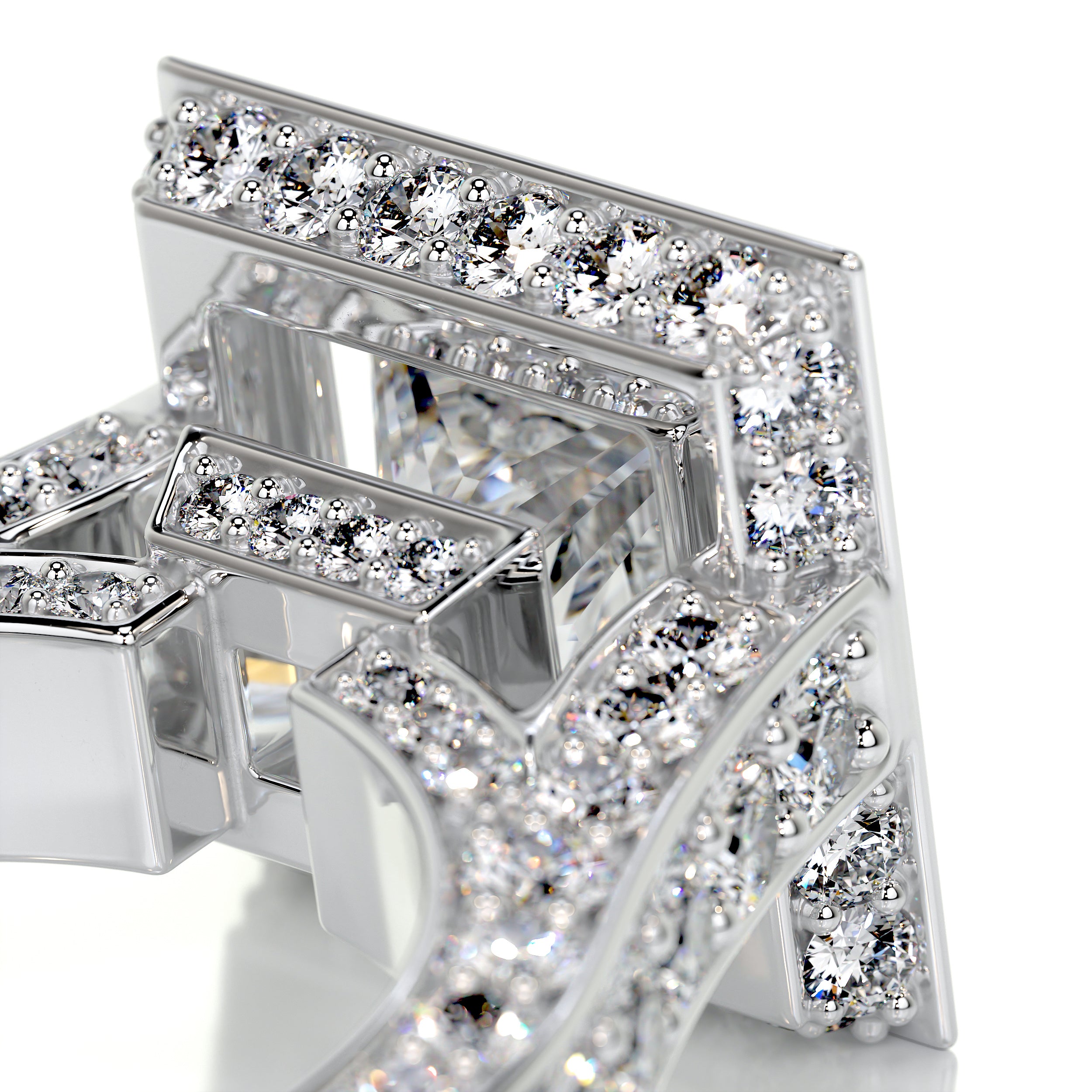 Freya Diamond Engagement Ring   (5 Carat) -Platinum