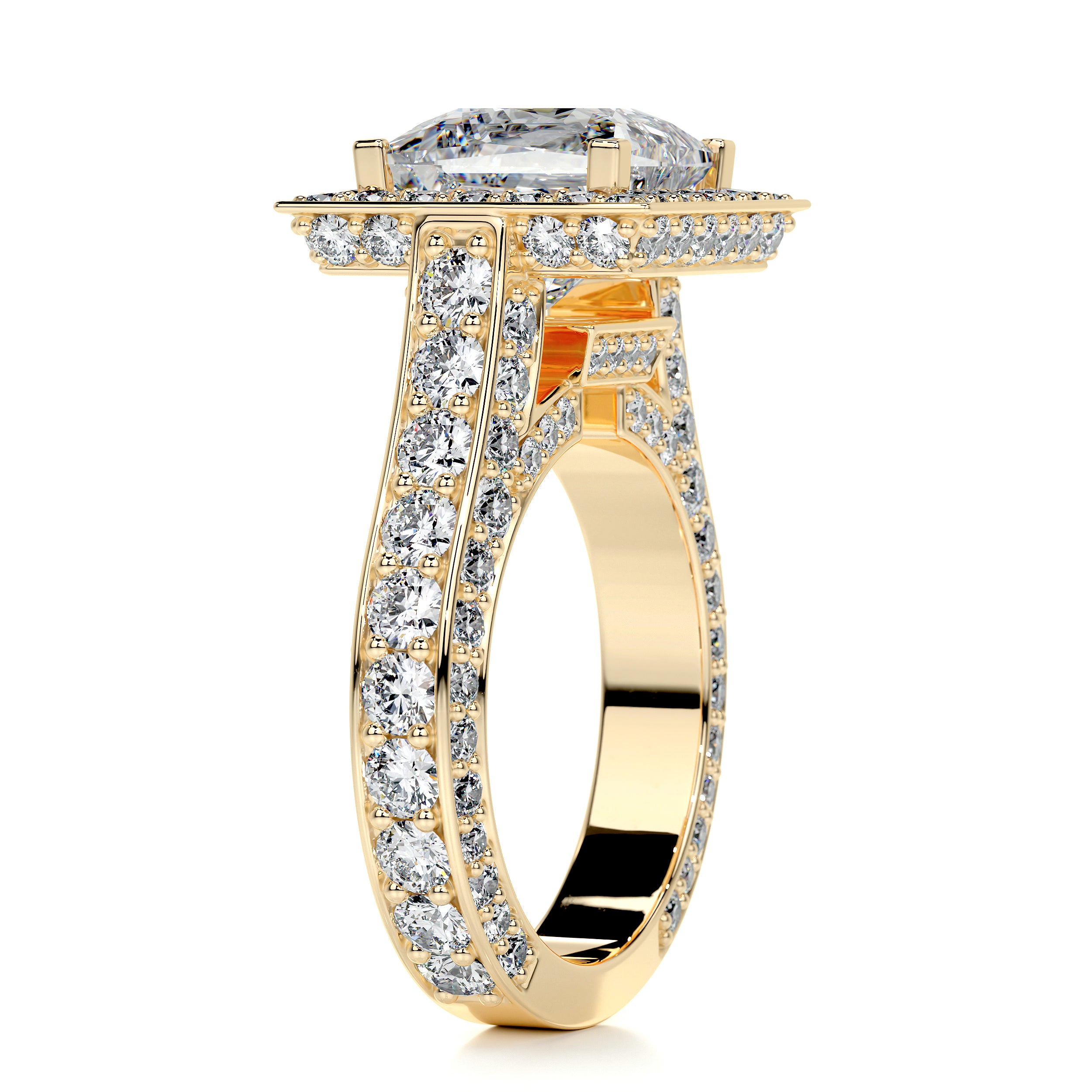 Freya Diamond Engagement Ring -18K Yellow Gold