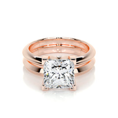 Carolina Lab Grown Diamond Bridal Set -14K Rose Gold