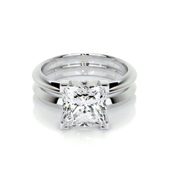 Carolina Lab Grown Diamond Bridal Set -14K White Gold