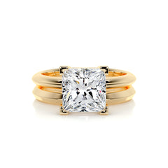Carolina Diamond Bridal Set -18K Yellow Gold