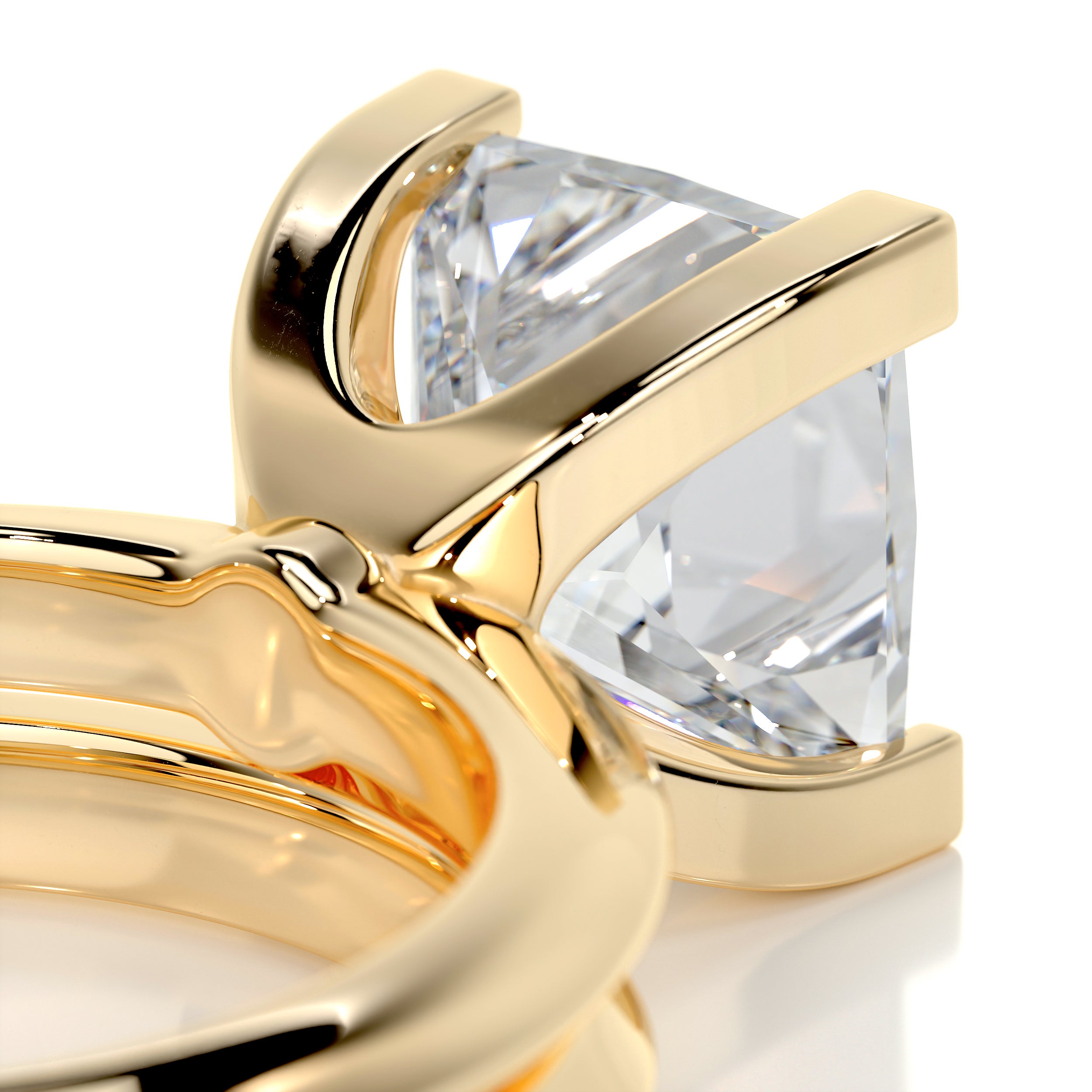 Carolina Diamond Bridal Set -18K Yellow Gold