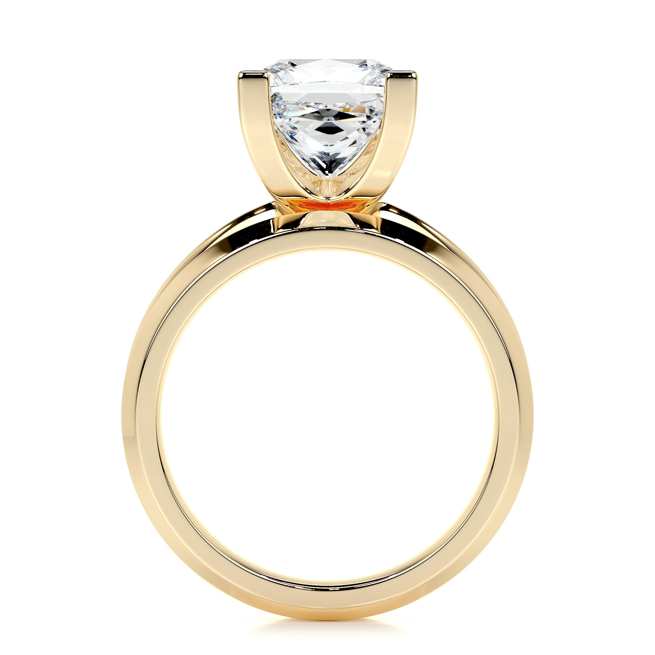 Carolina Lab Grown Diamond Bridal Set   (2 Carat) -18K Yellow Gold