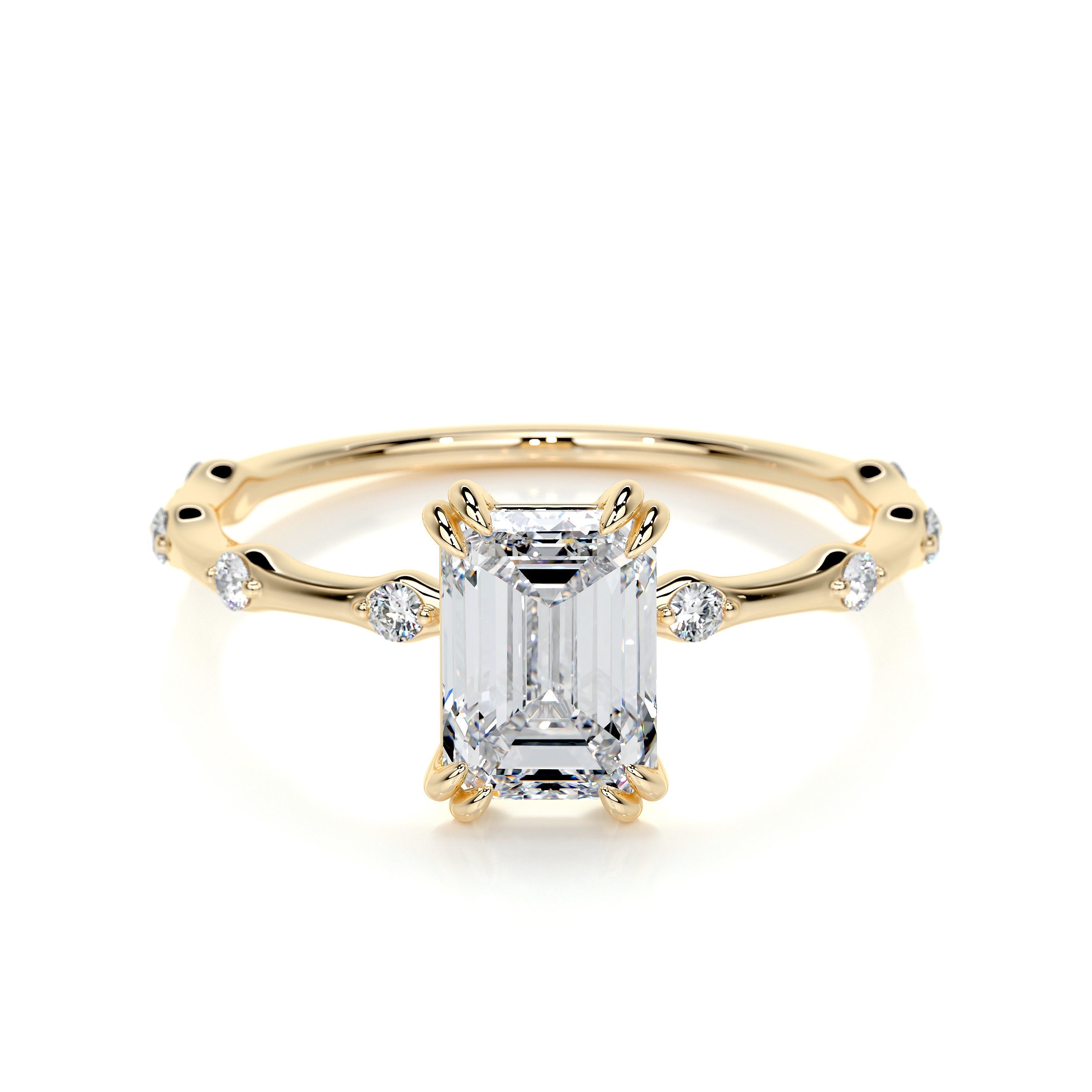 Wilma Lab Grown Diamond Ring   (1.65 Carat) -18K Yellow Gold
