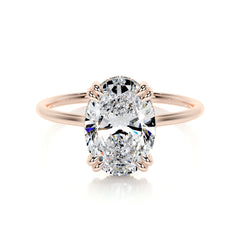Harriet Lab Grown Diamond Ring -14K Rose Gold