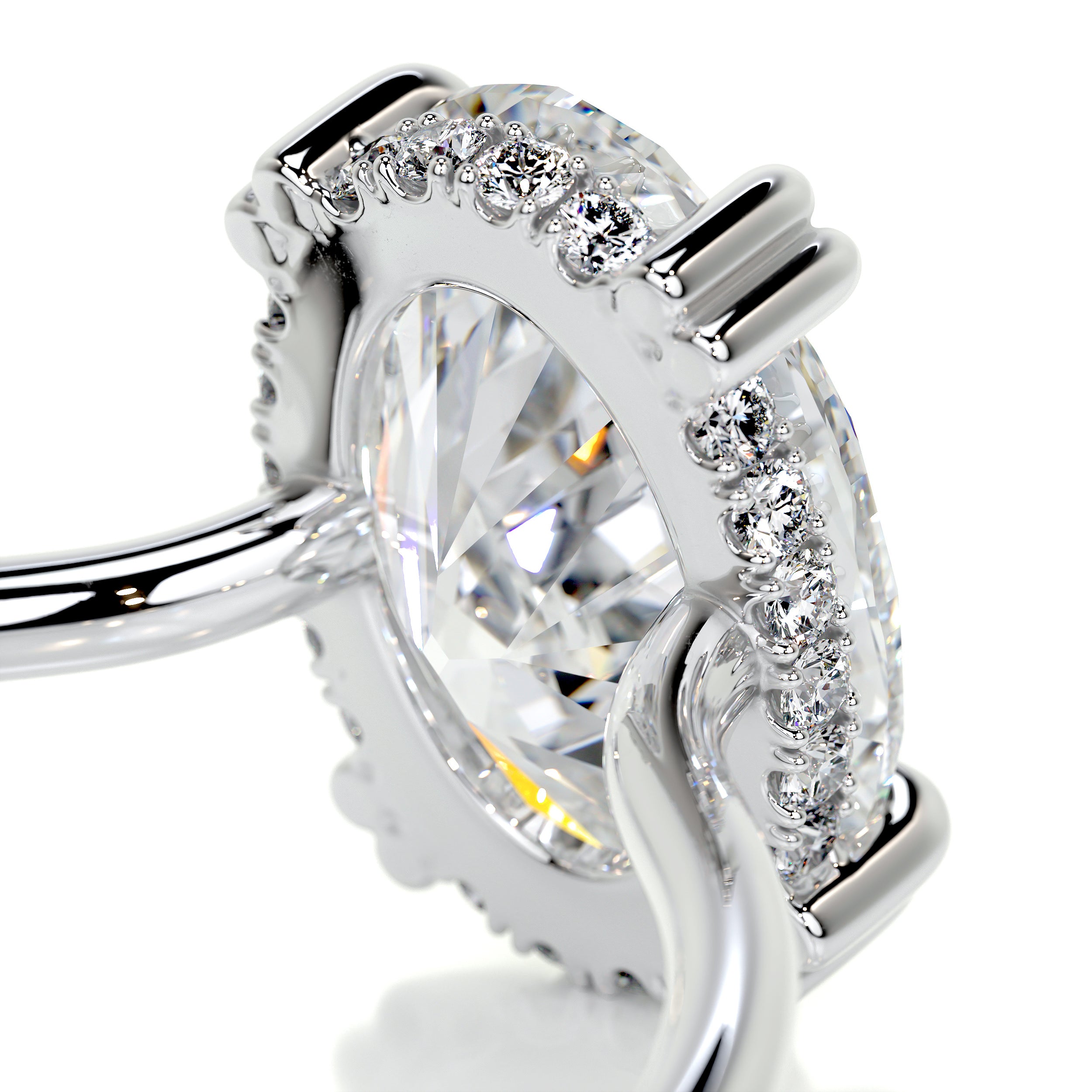 Harriet Diamond Engagement Ring -18K White Gold