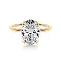 Harriet Lab Grown Diamond Ring -18K Yellow Gold