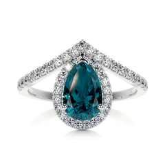 Miranda Fantasy Diamond Engagement Ring -Platinum