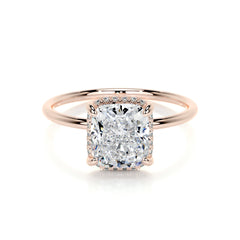 Priscilla Lab Grown Diamond Ring -14K Rose Gold