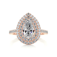 Gloria Diamond Engagement Ring -14K Rose Gold