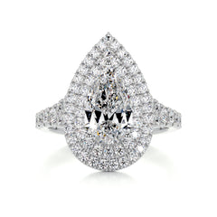 Melanie Diamond Engagement Ring -14K White Gold