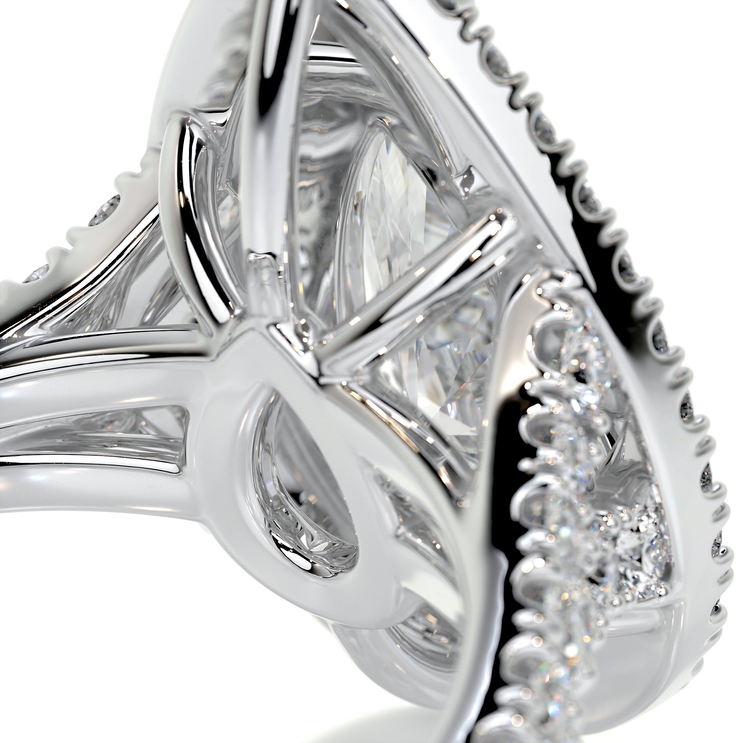 Melanie Diamond Engagement Ring   (1.75 Carat) -Platinum