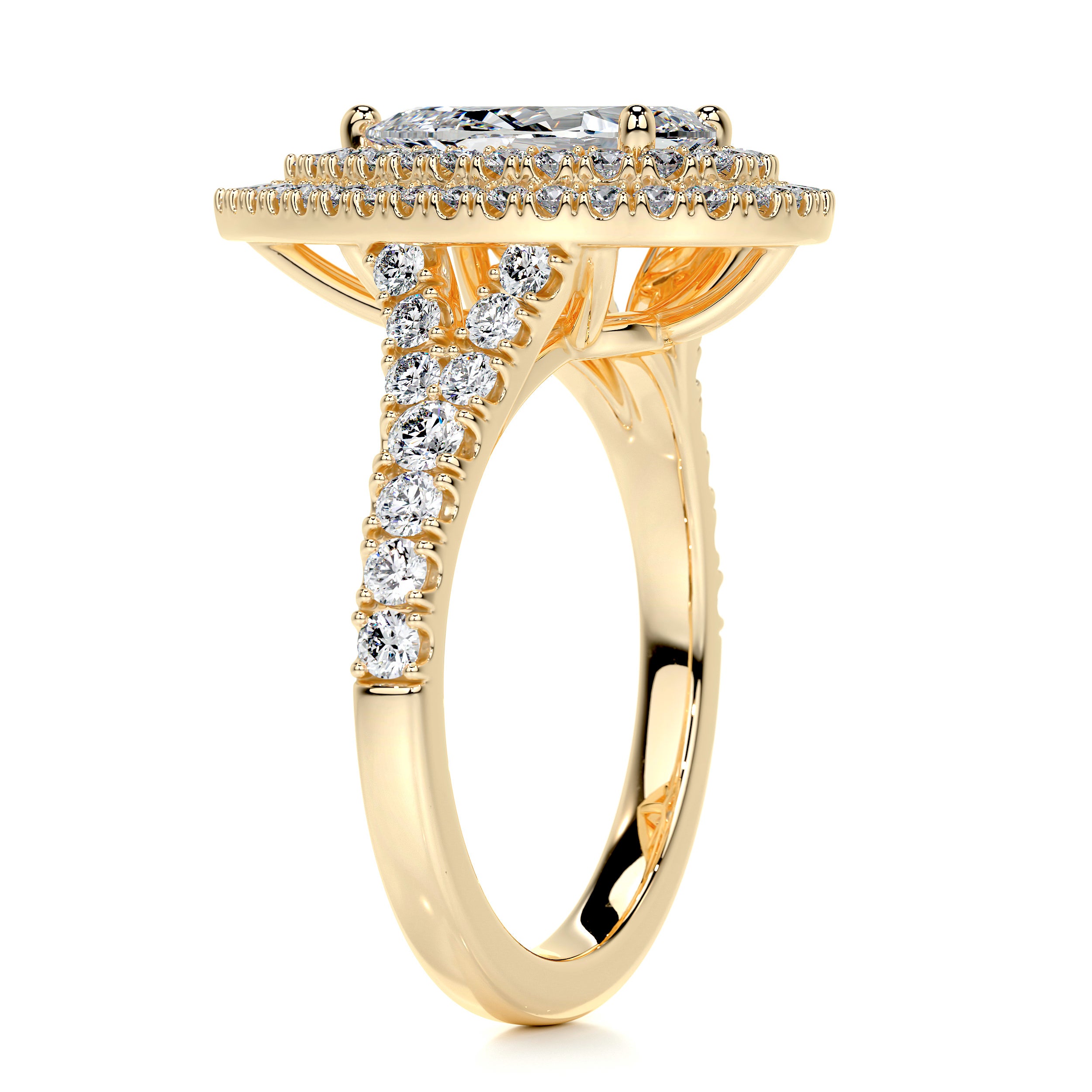 Melanie Diamond Engagement Ring   (1.75 Carat) -18K Yellow Gold