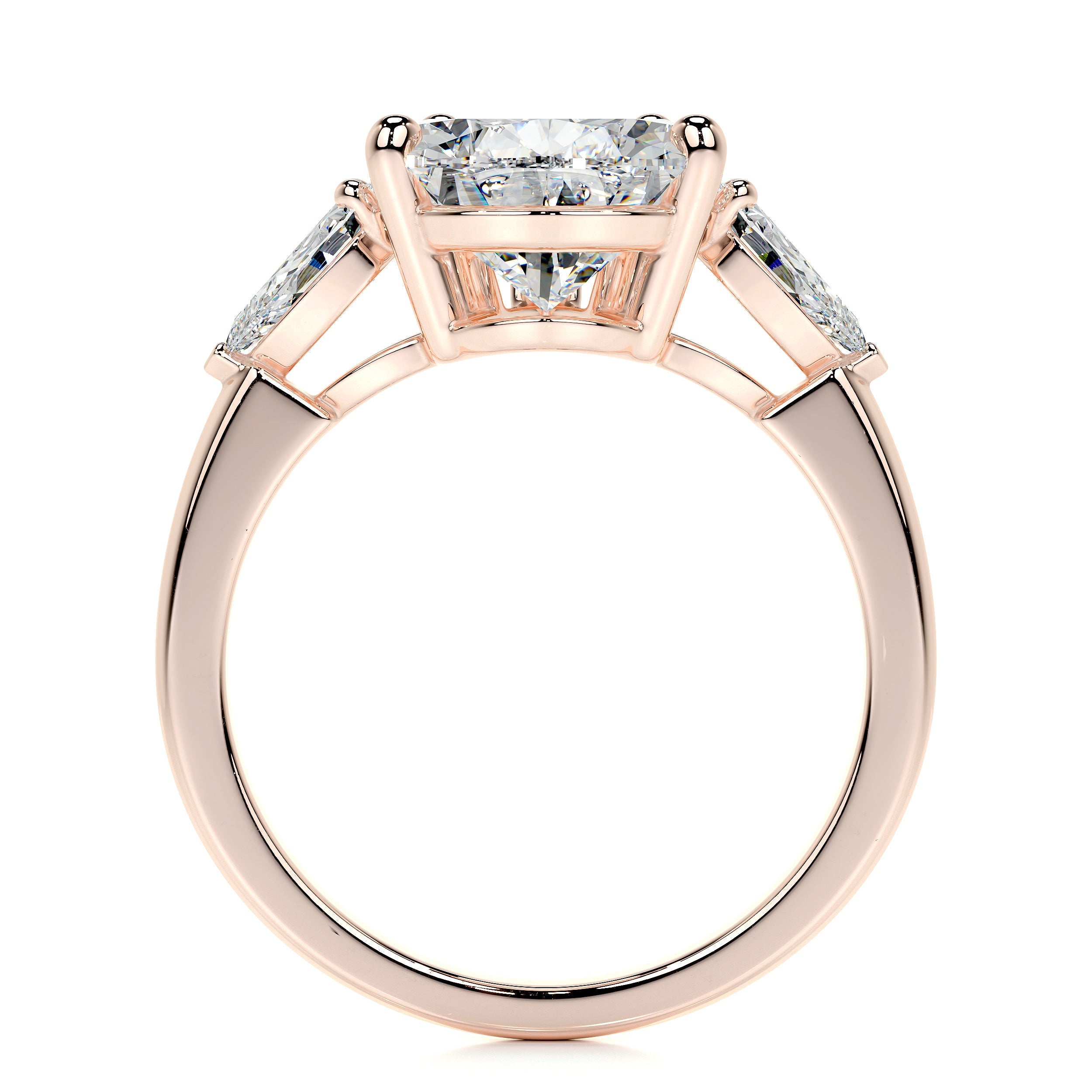 Kamala Lab Grown Diamond Ring   (5.5 Carat) -14K Rose Gold