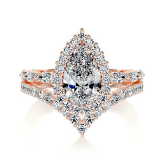 Dawn Lab Grown Diamond Bridal Set -14K Rose Gold