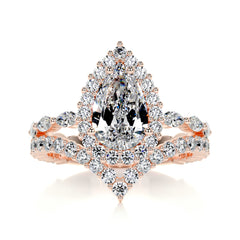 Dawn Diamond Bridal Set -14K Rose Gold