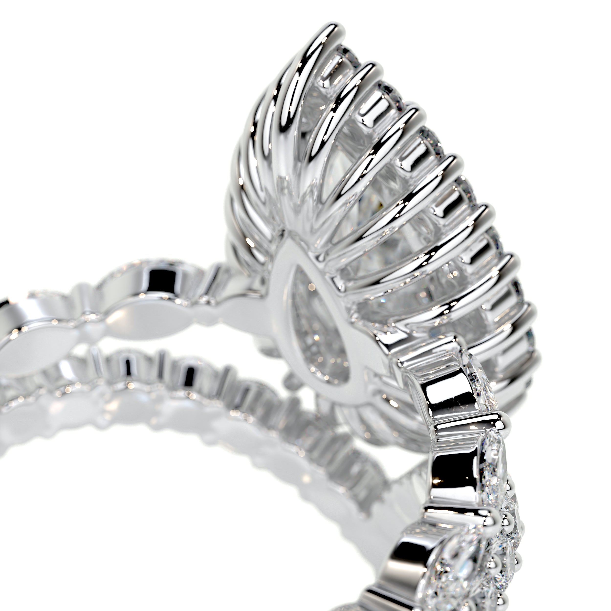 Dawn Diamond Bridal Set   (2.7 Carat) -14K White Gold