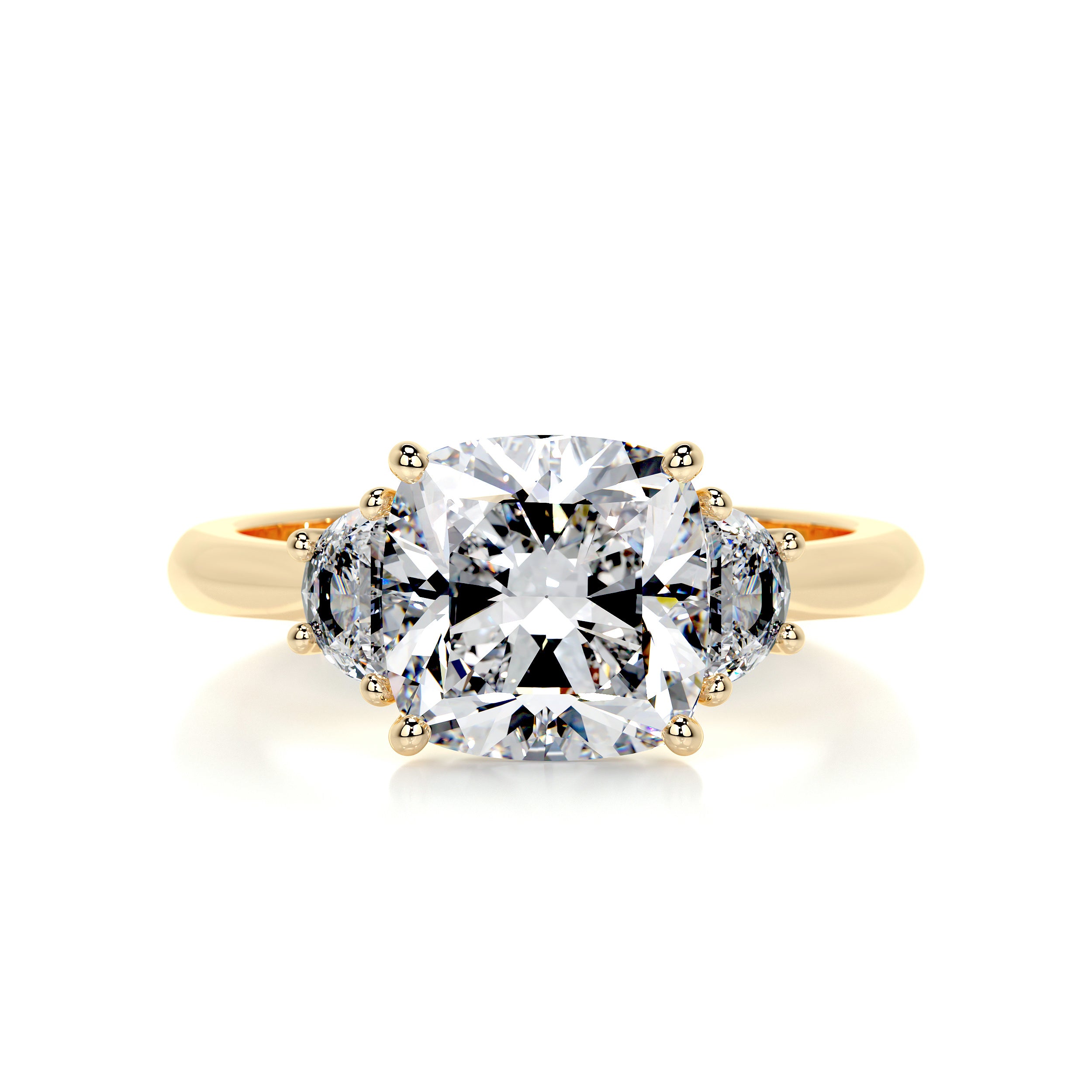 Whitney Diamond Engagement Ring -18K Yellow Gold