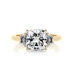 Whitney Diamond Engagement Ring -18K Yellow Gold