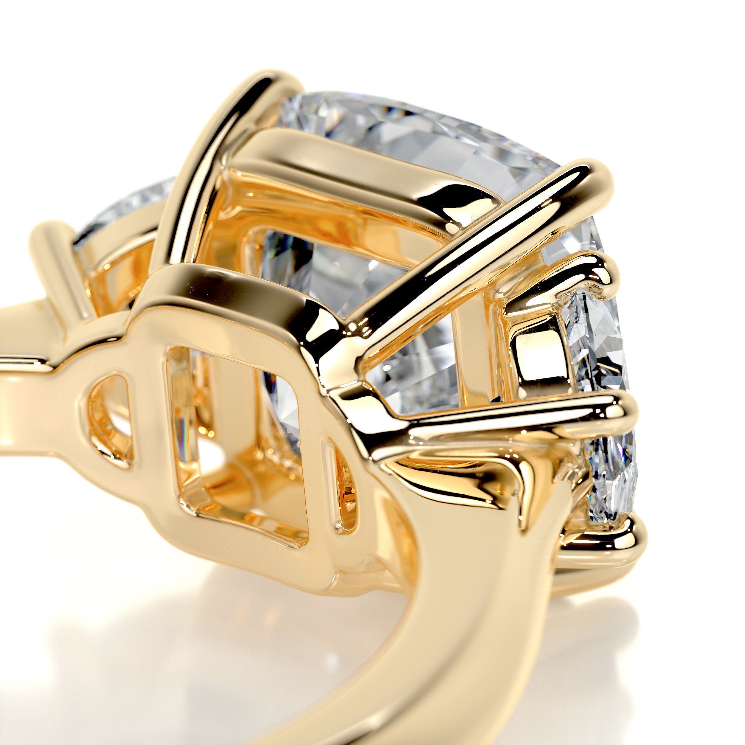 Whitney Diamond Engagement Ring -18K Yellow Gold