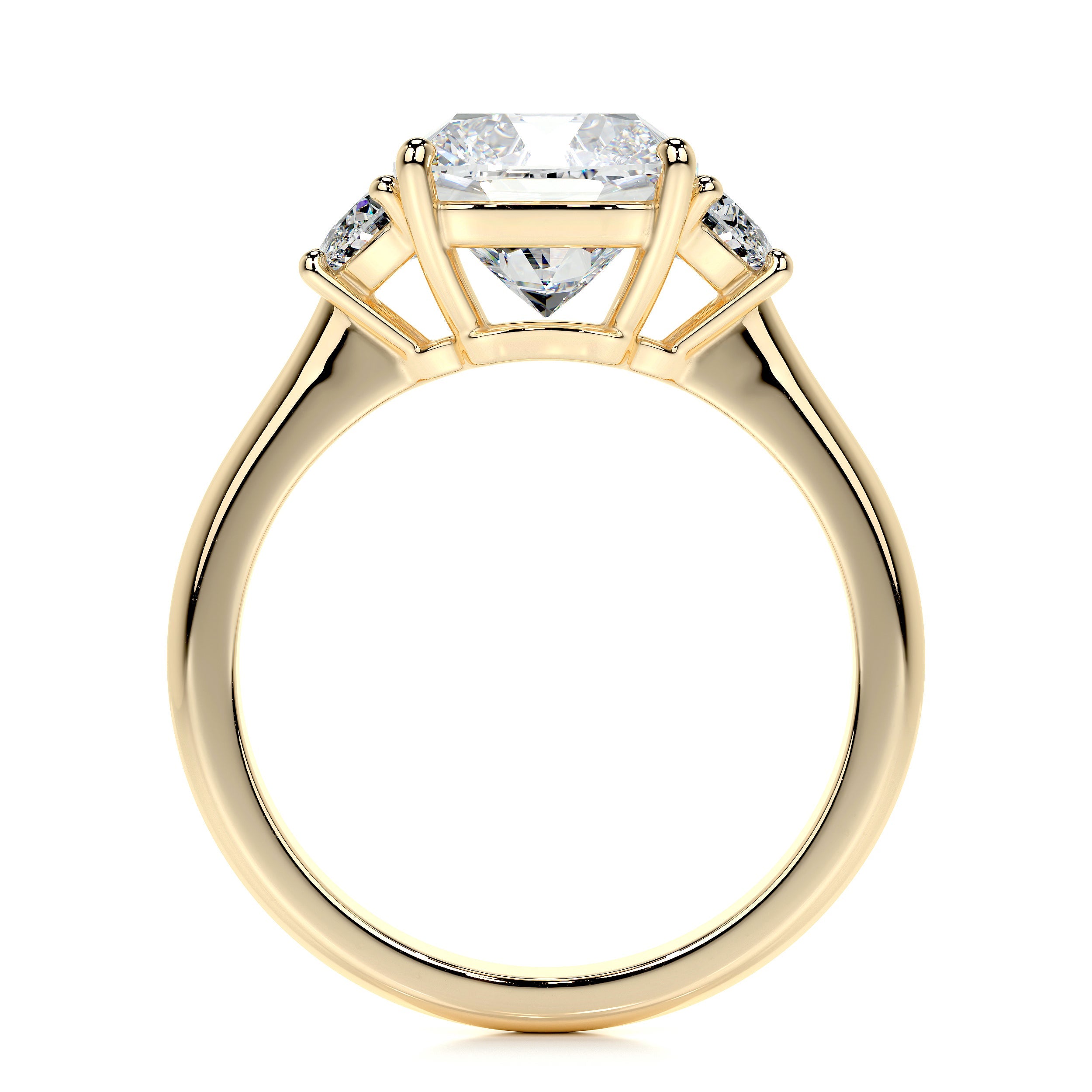 Whitney Lab Grown Diamond Ring -18K Yellow Gold
