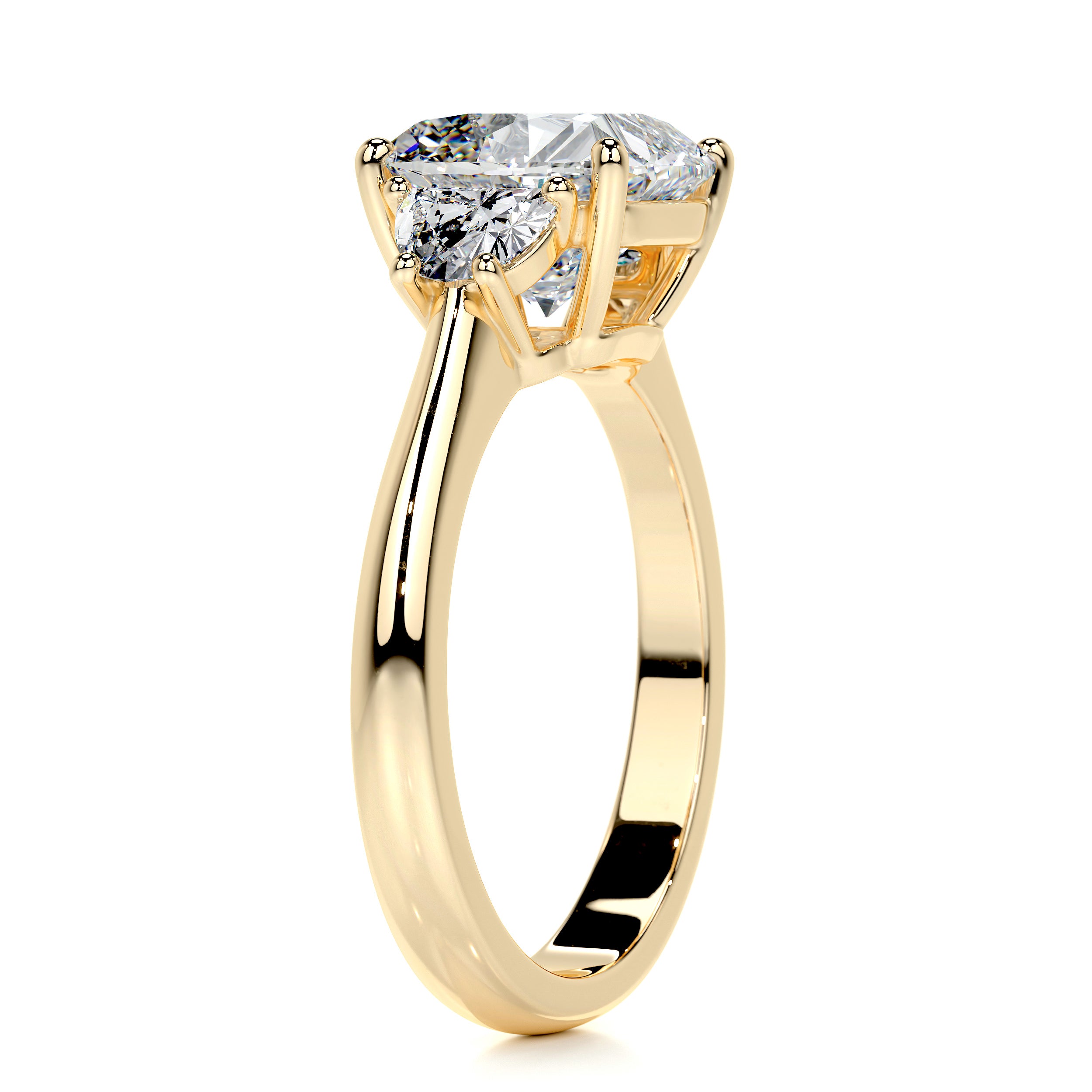 Whitney Diamond Engagement Ring -18K Yellow Gold